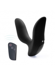 Черный вибромассажер простаты 3,5’’ Remote Control Curve P-spot Massager - 12 см. - Erokay - в Улан-Удэ купить с доставкой