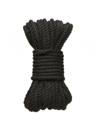 Черная верёвка для связывания и фиксации Bind Tie - 9,14 м. - Doc Johnson - купить с доставкой в Улан-Удэ