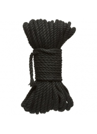Черная верёвка для связывания и фиксации Bind Tie - 15,24 м. - Doc Johnson - купить с доставкой в Улан-Удэ