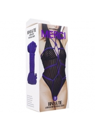 Фиолетовая верёвка для связывания и фиксации Bind Tie - 9,14 м. - Doc Johnson - купить с доставкой в Улан-Удэ