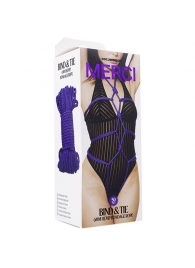 Фиолетовая верёвка для связывания и фиксации Bind Tie - 15,24 м. - Doc Johnson - купить с доставкой в Улан-Удэ