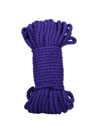 Фиолетовая верёвка для связывания и фиксации Bind Tie - 15,24 м. - Doc Johnson - купить с доставкой в Улан-Удэ