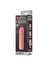 Фаллоудлинитель SUPER HERO Tempter - 16 см. - Lola Games - в Улан-Удэ купить с доставкой