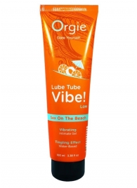 Гель с эффектом вибрации Lube Tube Vibe Low Sex On The Beach - 100 мл. - ORGIE - купить с доставкой в Улан-Удэ