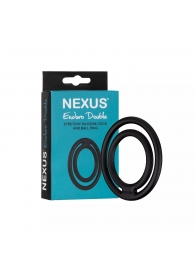 Черное двойное эрекционное кольцо Nexus Enduro Double - Nexus Range - в Улан-Удэ купить с доставкой