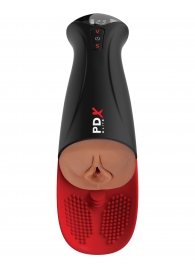 Мастурбатор-вагина в колбе с вибрацией Fuck-O-Matic Pro XL - Pipedream - в Улан-Удэ купить с доставкой