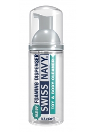 Очищающая пенка для игрушек и тела Toy   Body Cleaner Foamer - 47 мл. - Swiss navy - купить с доставкой в Улан-Удэ
