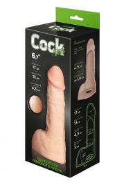 Телесный фаллоудлинитель с мошонкой Cock Next - 17 см. - LOVETOY (А-Полимер) - в Улан-Удэ купить с доставкой