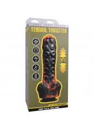 Черно-красная мини-машина на присоске Tendril Thruster - 21,6 см. - Doc Johnson - купить с доставкой в Улан-Удэ