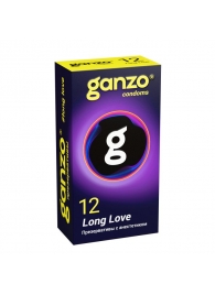 Презервативы с анестетиком для продления удовольствия Ganzo Long Love - 12 шт. - Ganzo - купить с доставкой в Улан-Удэ