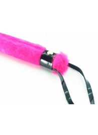 Нежная плеть с розовым мехом BDSM Light - 43 см. - БДСМ Арсенал - купить с доставкой в Улан-Удэ