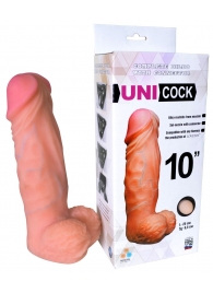 Фаллическая насадка Харнесс UNICOCK 10  - 25 см. - LOVETOY (А-Полимер) - купить с доставкой в Улан-Удэ