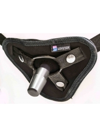 Вибрострапон с двумя насадками UniStrap - 18 и 18 см. - LOVETOY (А-Полимер) - купить с доставкой в Улан-Удэ
