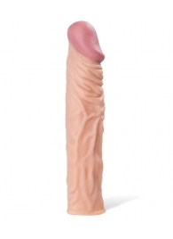 Насадка с ярко выраженной головкой и рельефным стволом - 19 см. - A-toys - в Улан-Удэ купить с доставкой