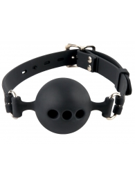Силиконовый кляп-шар с отверстиями для дыхания Silicone Breathable Ball Gag Small - Pipedream - купить с доставкой в Улан-Удэ
