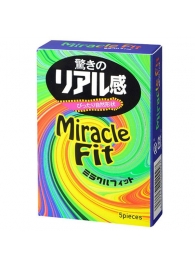 Презервативы Sagami Xtreme Miracle Fit - 5 шт. - Sagami - купить с доставкой в Улан-Удэ