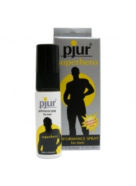 Пролонгирующий мужской спрей pjur SUPERHERO spray - 20 мл. - Pjur - купить с доставкой в Улан-Удэ