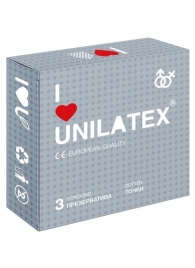 Презервативы с точками Unilatex Dotted - 3 шт. - Unilatex - купить с доставкой в Улан-Удэ