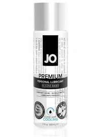 Охлаждающий лубрикант на силиконовой основе JO Personal Premium Lubricant Cooling - 60 мл. - System JO - купить с доставкой в Улан-Удэ