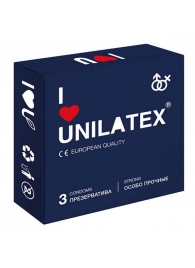 Ультрапрочные презервативы Unilatex Extra Strong - 3 шт. - Unilatex - купить с доставкой в Улан-Удэ