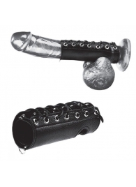 Сбруя на член на шнуровке 5  Cock Sheath - BlueLine - купить с доставкой в Улан-Удэ
