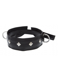 Полиуретановый ошейник с пуклями и D-кольцами Collar with Studs - Blush Novelties - купить с доставкой в Улан-Удэ