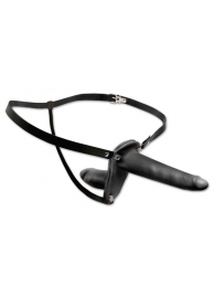 Женский страпон с вагинальной пробкой Double Penetrix Strap-on - 15 см. - Pipedream - купить с доставкой в Улан-Удэ