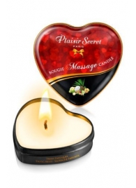 Массажная свеча с ароматом экзотических фруктов Bougie Massage Candle - 35 мл. - Plaisir Secret - купить с доставкой в Улан-Удэ