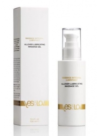 Массажный гель-смазка на силиконовой основе Allover Massage Gel - 100 мл. - YESforLOV - купить с доставкой в Улан-Удэ
