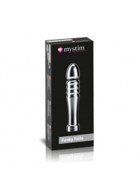 Ребристый фаллоимитатор для электростимуляции Funky Fella Rill Dildo - 13 см. - MyStim - купить с доставкой в Улан-Удэ