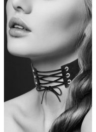 Оригинальный ошейник-чокер со шнуровкой - Bijoux Pour Toi - купить с доставкой в Улан-Удэ