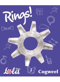 Прозрачное эрекционное кольцо Rings Cogweel - Lola Games - в Улан-Удэ купить с доставкой