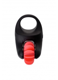 Чёрно-красное эрекционное виброкольцо Erotist - Erotist Adult Toys - в Улан-Удэ купить с доставкой
