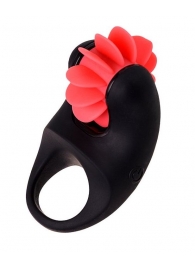 Чёрно-красное эрекционное виброкольцо Erotist - Erotist Adult Toys - в Улан-Удэ купить с доставкой