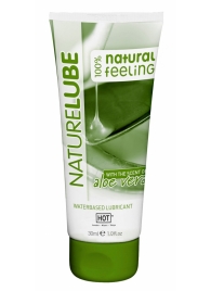 Смазка на водной основе с алоэ вера Nature Lube - 30 мл. - HOT - купить с доставкой в Улан-Удэ
