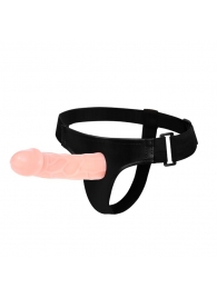 Телесный фаллоимитатор на трусиках Jessica Strap-On - 15,5 см. - Baile - купить с доставкой в Улан-Удэ