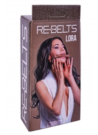 Кляп-трензель Lora с металлическими кольцами - Rebelts - купить с доставкой в Улан-Удэ