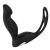 Черный вибромассажер простаты P-PLEASER W ERECTION ENHANCE - Dream Toys - в Улан-Удэ купить с доставкой