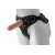Черный пояс-трусики с двумя насадками Soft-Dolli - 16,5 и 10,5 см. - LOVETOY (А-Полимер) - купить с доставкой в Улан-Удэ