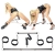 Комплект наручников и наножников с распорками Spread  em Bar and Cuff Set - Pipedream - купить с доставкой в Улан-Удэ
