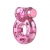 Розовое эрекционное виброкольцо Pink Bear - Baile - в Улан-Удэ купить с доставкой