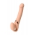 Телесный безремневой вибрострапон Vibrating Bendable Strap-On L - Strap-on-me - купить с доставкой в Улан-Удэ
