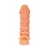 Телесная закрытая насадка с пупырышками Cock Sleeve Size M - 15,6 см. - KOKOS - в Улан-Удэ купить с доставкой