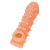 Телесная закрытая насадка с пупырышками Cock Sleeve Size L - 17,6 см. - KOKOS - в Улан-Удэ купить с доставкой