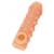 Телесная закрытая насадка с пучками шишечек Cock Sleeve Size L - 17,6 см. - KOKOS - в Улан-Удэ купить с доставкой