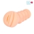 Телесный мастурбатор-вагина с комплектом эрекционных колец - Bior toys - в Улан-Удэ купить с доставкой