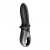Черный анальный вибратор Hot Passion с функцией нагрева - Satisfyer - в Улан-Удэ купить с доставкой
