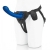 Синяя насадка Remote Control P-Spot G-Spot с черными трусиками - 20 см. - Pegasus - купить с доставкой в Улан-Удэ