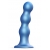 Голубая насадка Strap-On-Me Dildo Plug Balls size S - Strap-on-me - купить с доставкой в Улан-Удэ