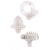 Набор из 3 прозрачных эрекционных колец с вибрацией Teasers Ring Kit - Chisa - в Улан-Удэ купить с доставкой